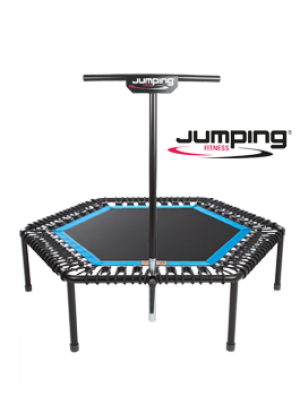 trampolino Bellicon jumping Fitness dotato di barra a T