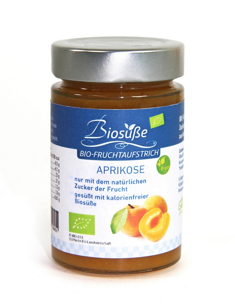 Salute Marmellata Alle Albicocche Biologiche Senza Aggiunta Di Zucchero Dolcificata Con Edulcorante Eritritolo Biosusse Senza Calorie